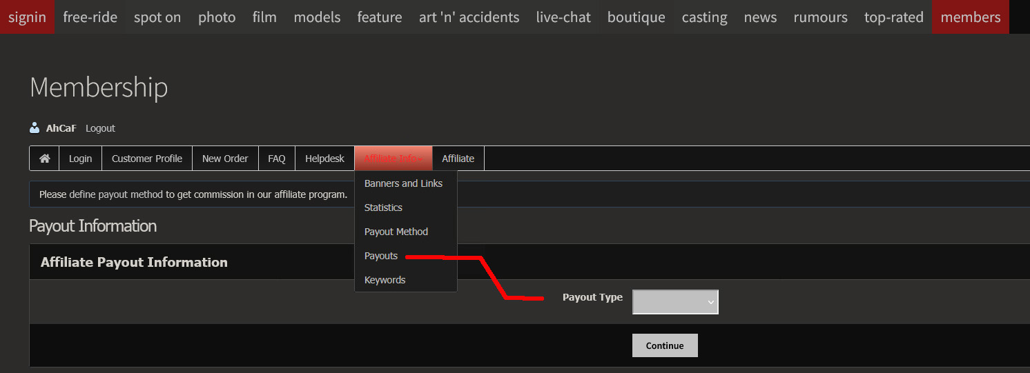 customize payout