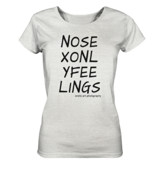 No Sex Only Feelings - Ladies Organic Shirt (meliert)