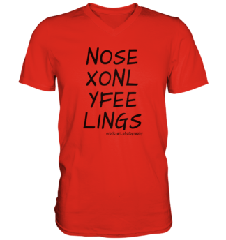 No Sex Only Feelings - Mens V-Neck Shirt
