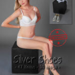 Kateryna, Silver Shoes, 47 items, 30 mega, eARTfoto, the art of Jay Gee