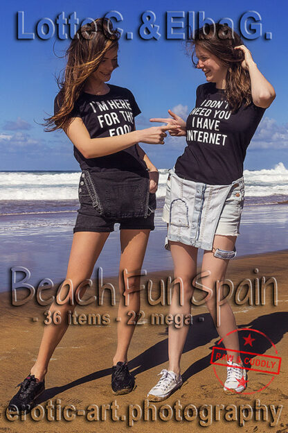 Elba and Lotte C., Beach Fun, 5min5, cinema4Kmovie, actor Elba and Lotte C., director Jay Gee